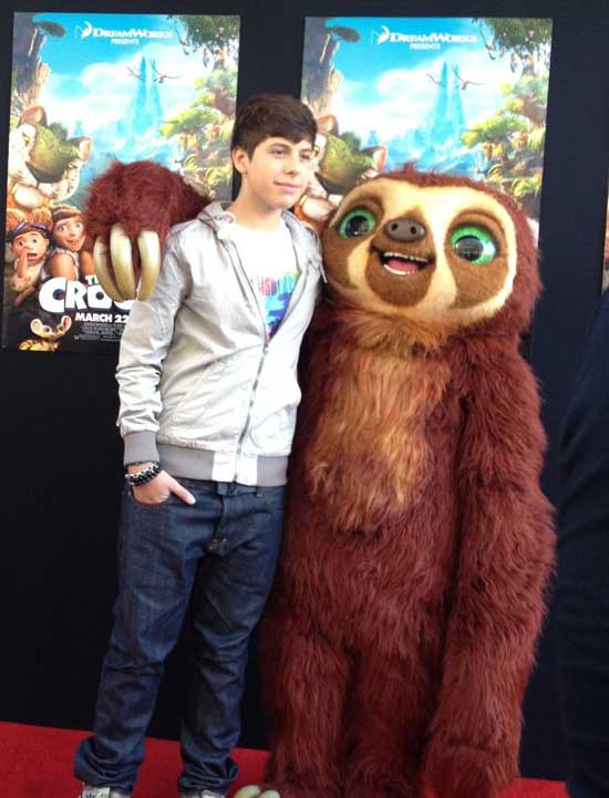 Matt Hunter at The Croods Miami Screening